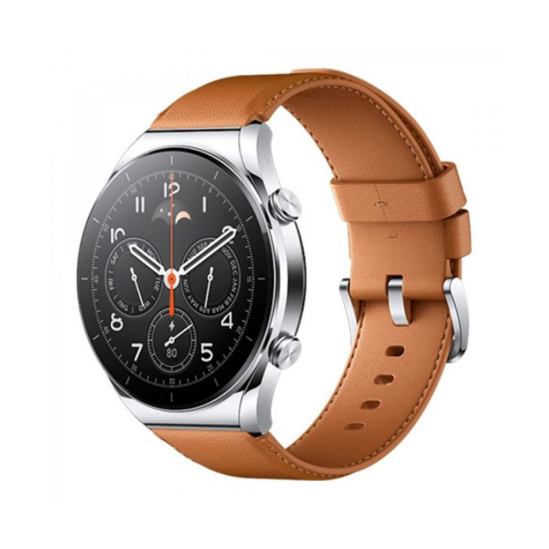 Xiaomi Watch S1 GL Silver with brown strap